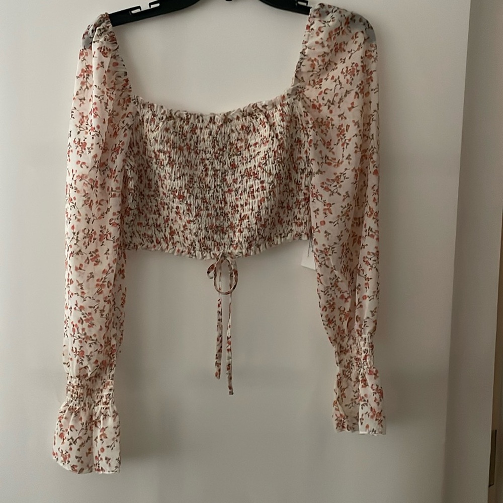 NWT La Vie en Rose Womens Crop Top in size M